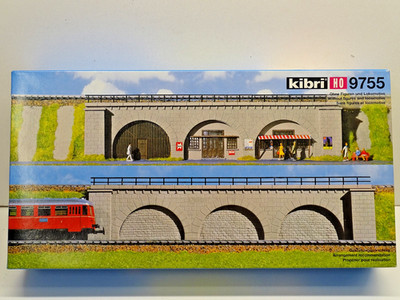 Kibri H0 9755 (39755) Bausatz Arkadenstücke mit Bogeneinsätzen unbehutzt in OVP
