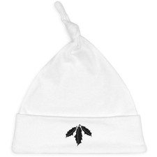 'Holly Leaves' Baby Beanie Hat (BH00028197)