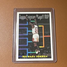 1994-95 Topps Basketball Michael Jordan #199 Topps Reigning Playoff MVP