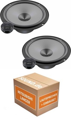 Lautsprecher vorne Hertz K 165 KIT für Mitsubishi Lancer CY0 | 2x Tief-Mitteltön