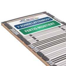 7-Zonen Lattenrost 120x200 cm - Bettrost 120 x 200 mit 44 Federholzleisten