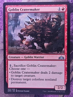 Goblin Cratermaker 103 Uncommon Guilds of Ravnica Magic: The Gathering LP