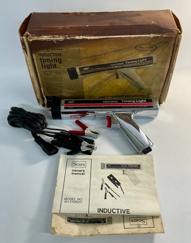 SEARS CRAFTSMAN Inductive Timing Light Chrome 161.213400 (Damaged Box)
