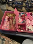Vintage Mattel 2004 BARBIE Doll Wardrobe Trunk Carrying Case Pink Made In USA