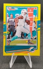 2020 Donruss Yellow Press Proof #151 DeVante Parker Dolphins Football Card