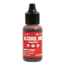 Ranger Tim Holtz Alcohol Ink Poppyfield Alcohol Ink .5 fl oz Red Ink