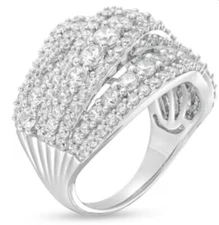 3 carat diamond ring lab created