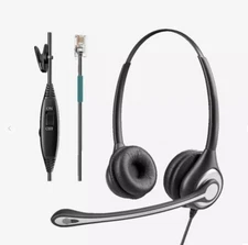 Wantek RJ9 Telephone Headset Microphone for Plantronics Polycom AVAYA Lot of 5