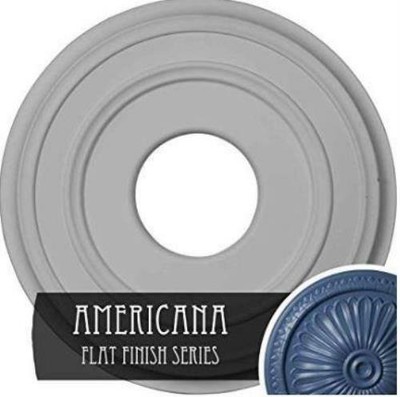 Ekena Millwork Cm12at Ceiling Medallion Primed Lighting Ceiling