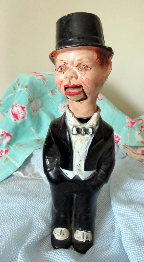 VINTAGE 1930 S CHARLIE MCCARTHY VENTRILOQUIST PAPER MACHE 13
