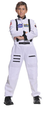Kids Astronaut Costume Set - Boys Space Jumpsuit With Hat & Gloves, Sizes 10-12/150 - View #9