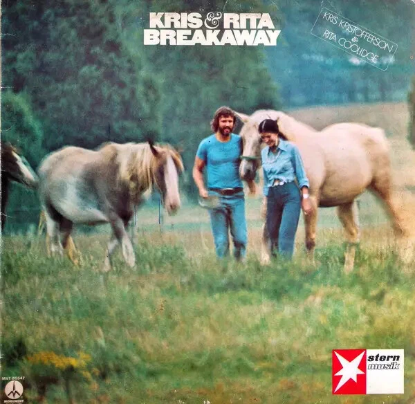 Kris Kristofferson & Rita Coolidge Breakaway Monumento Vinilo LP 33 U/min - Imagen 1 de 1