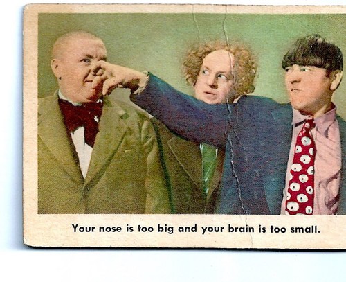 1959 Fleer THREE STOOGES card #29 - FREE SHIPPING