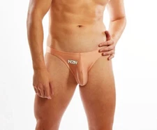 N2N Bodywear Men's Swim Maverick w/ C-Strap, Size XL Peach Pink - NWT