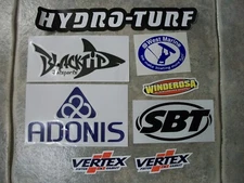 jetski pwc sticker LOT seadoo xp hx kawasaki x2 sc blacktip yamaha waveblaster s