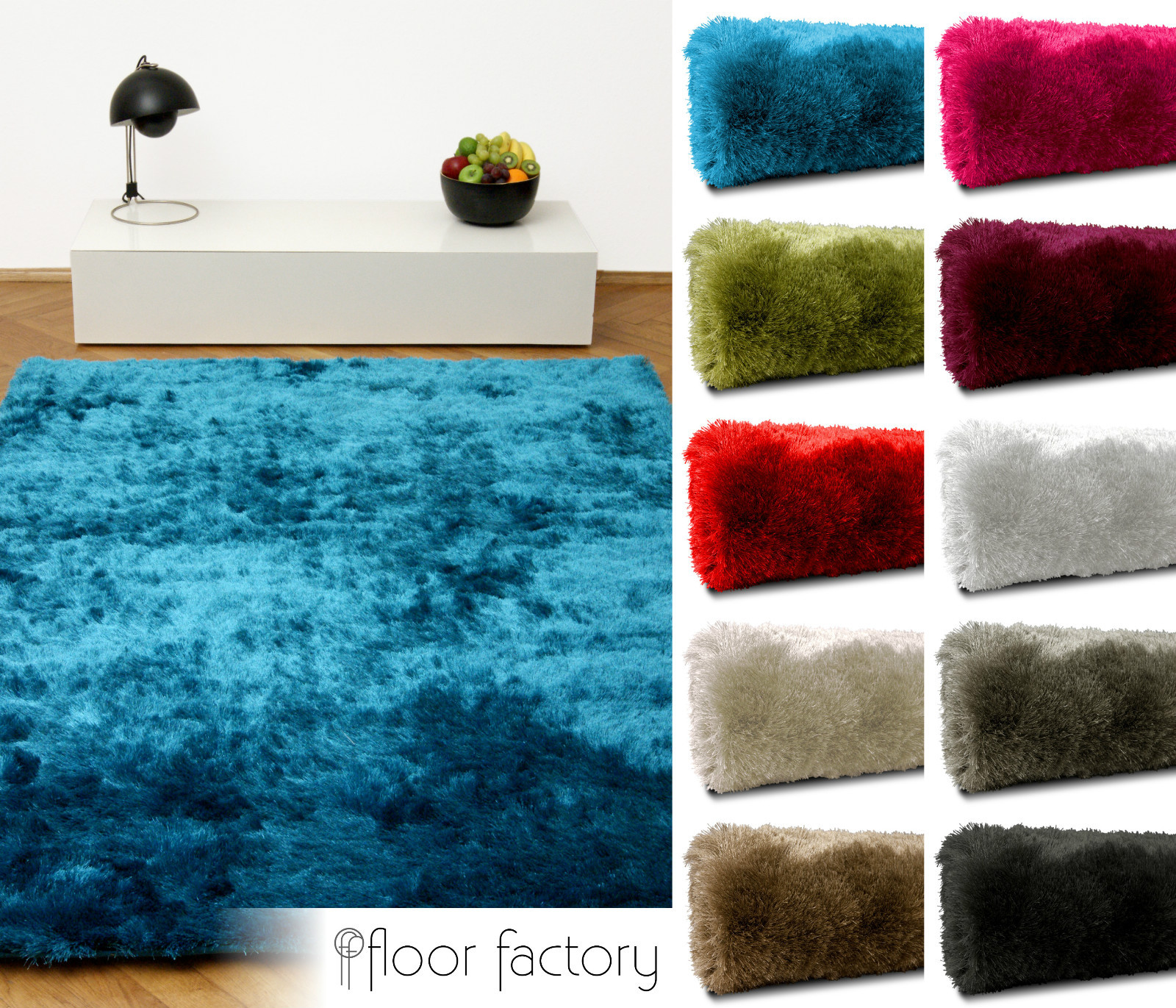 Alfombra de Pelo Largo Satin Edición de Lujo