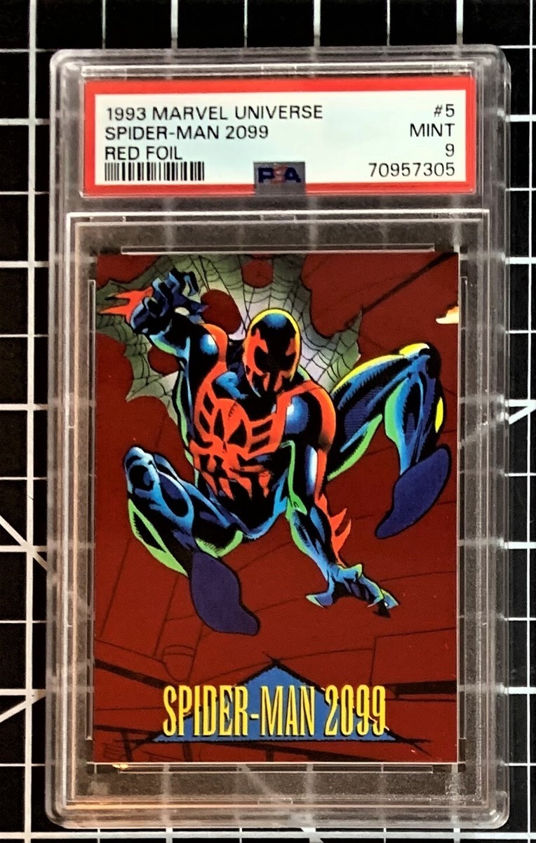 1993 Marvel Universe - Red Foil - #5 Spider-Man 2099 - PSA 9 MINT