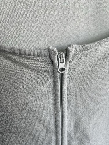 Sarah Pacini Light Blue Zip Cardigan – Italian Made, One Size - Picture 14 of 14