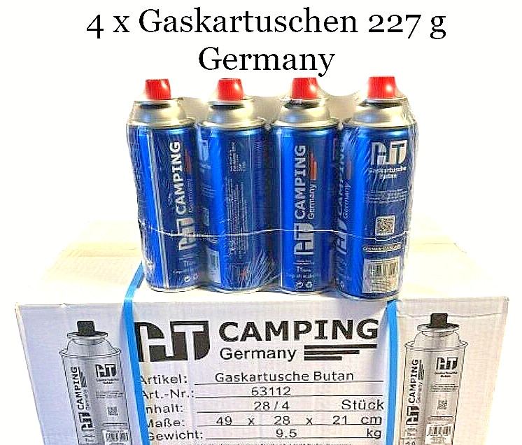 4 cartuchos de gas butano gas camping cocina de camping 227 g estufa de gas EXCELENTE PRECIO