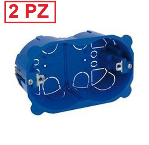 AVE 253CG 2 PZ SCATOLA RETTANGOLARE PER PARETI CAVE 3 MODULI SISTEMA 44 45