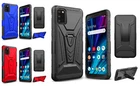 Tempered Glass / 3in1 Holster Cover Phone Case For Alcatel TCL A3X A600DL 6.0"