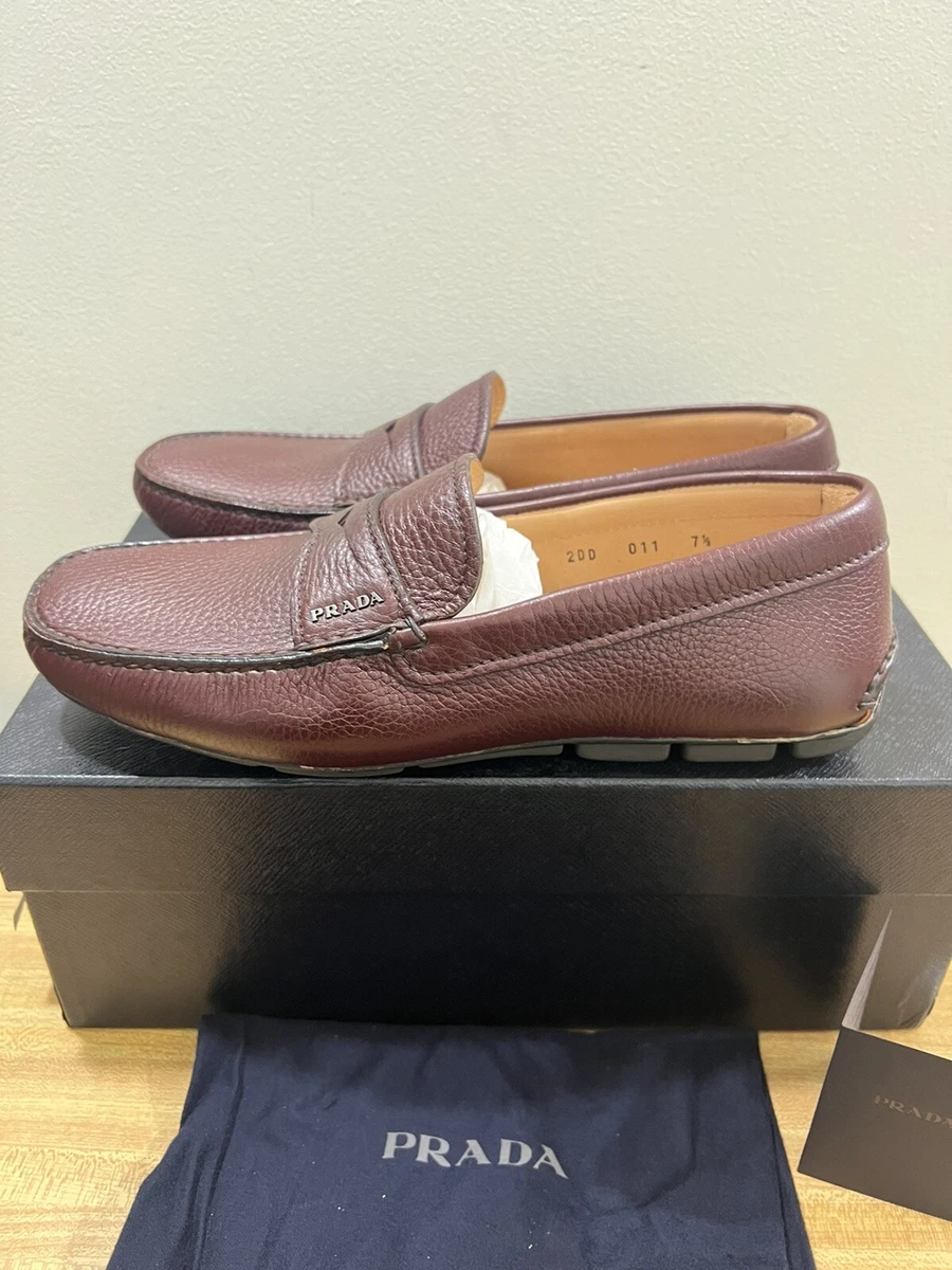 Deep Wine: Prada Burgundy Shoes
