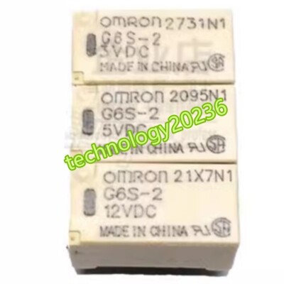 1PC NEU Omron relay G6S-2F-Y 2-5VDC 12VDC 24VDC 3VDC 4.5V DC5V HFD3 #YT