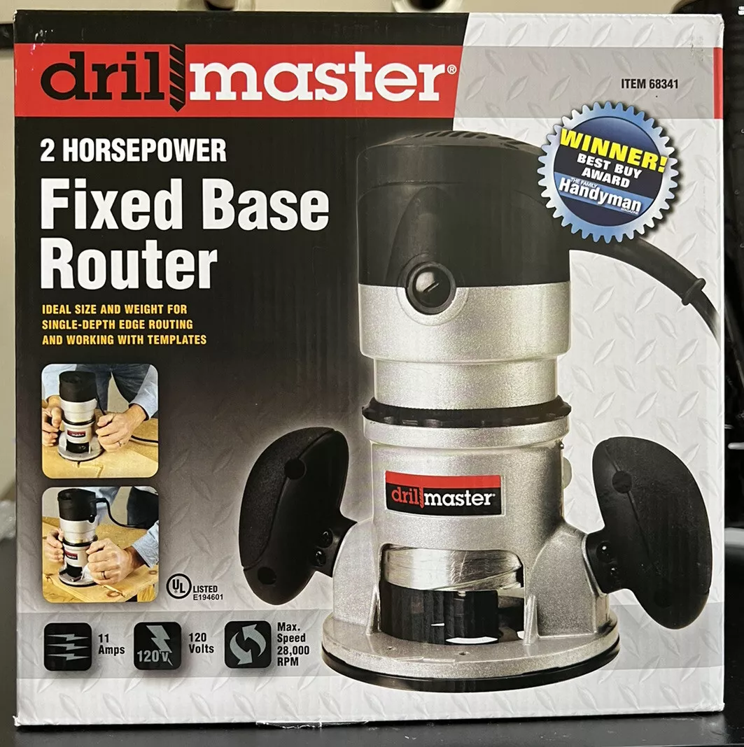 DRILL MASTER 2 HP ROUTER 1 4 In 3 8 In