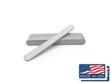 Double Sided Manicure Acrylic Nail File - Zebra 80/80 grit (10_Files)