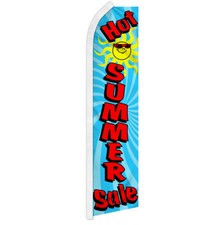 Hot Summer Sale Swooper Flutter Advertising Feather Flag Sale Flag Sale Here