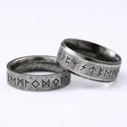 Rune Ring Viking Odin Norse Rune Norwegian USA STOCK Celtic Vintage Siver