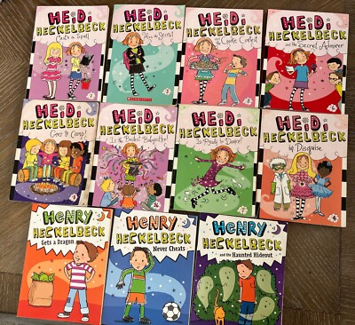 Lot Of 11 Books Heidi Heckelbeck & Henry Heckelbeck Casts a Spell Wanda Coven