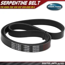 56.3 inch Serpentine Belt for Honda Civic 2016 2017 2018-2023 HR-V 2023 L4 2.0L