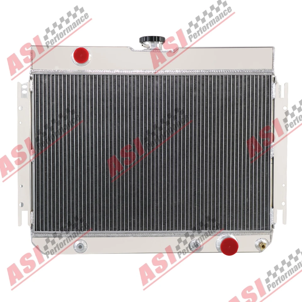 4 ROWS ALU RADIATOR Fit 1963-1968 CHEVY IMPALA/1964-1967 EL CAMINO MALIBU - Image 3 of 4