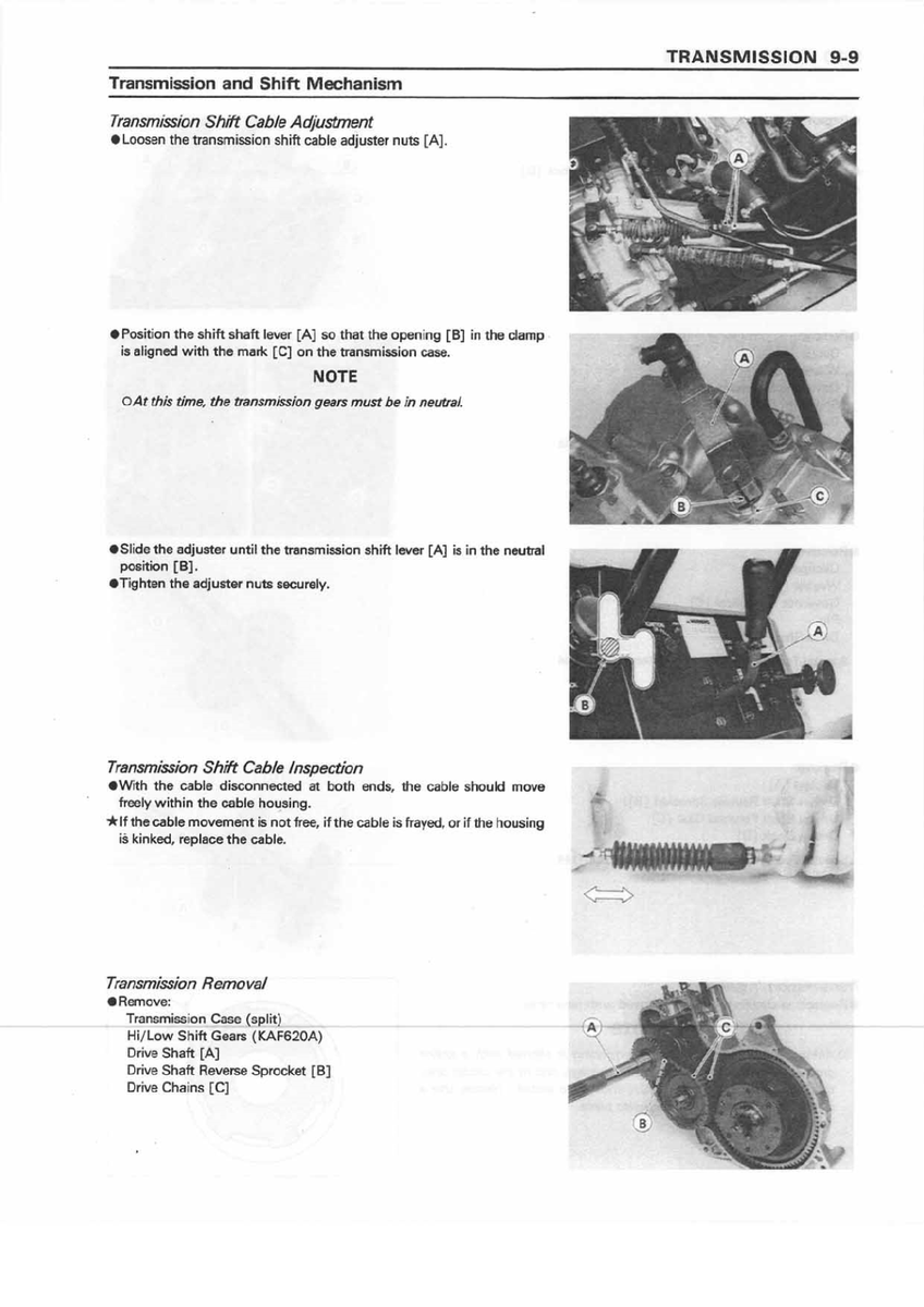1993-2000 Kawasaki Mule 2510 Utility Workshop Repair Service