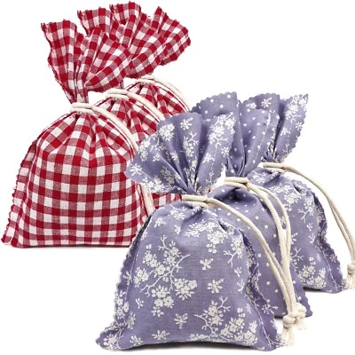 LANDWIESEN Baumwollsäckchen Duftsäckchen gefüllt mit Lavendel oder Zirbe 10 x 15cm dt. Ware