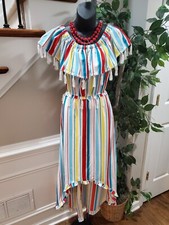 XOXO Women's Multicolor Polyester Round Neck Sleeveless Long Maxi Dress Size S
