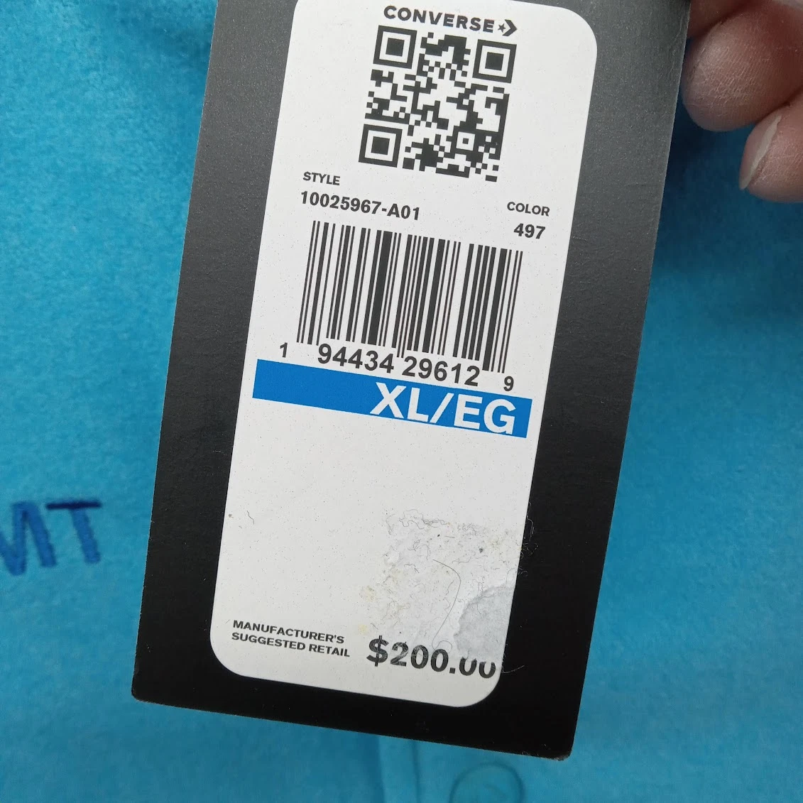 Converse X FRGMT Jacket Mens XL Blue Varsity Fragment Aquarius Hiroshi Fujiwara - product detail image 6