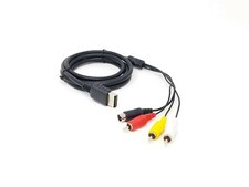 S-Video S-AV SAV Stereo Audio Video RCA Cable compatible with SEGA Dreamcast