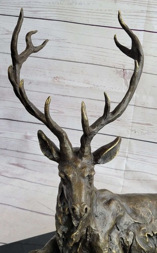 Bronze Stag Signed Original Milo impressive stag sculpture stag statue Red Deer - Picture 6 of 10