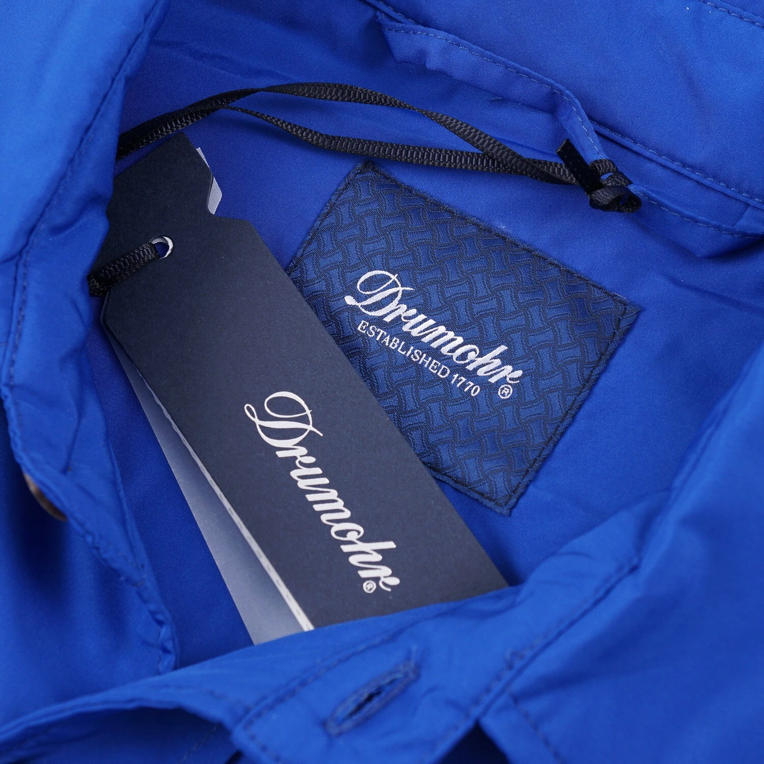 Drumohr Blue Lightweight Insulated Shirt-Jacket M NWT Overshirt image 4