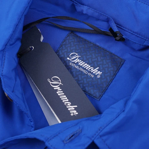 Drumohr Blue Lightweight Insulated Shirt-Jacket M NWT Overshirt image 4