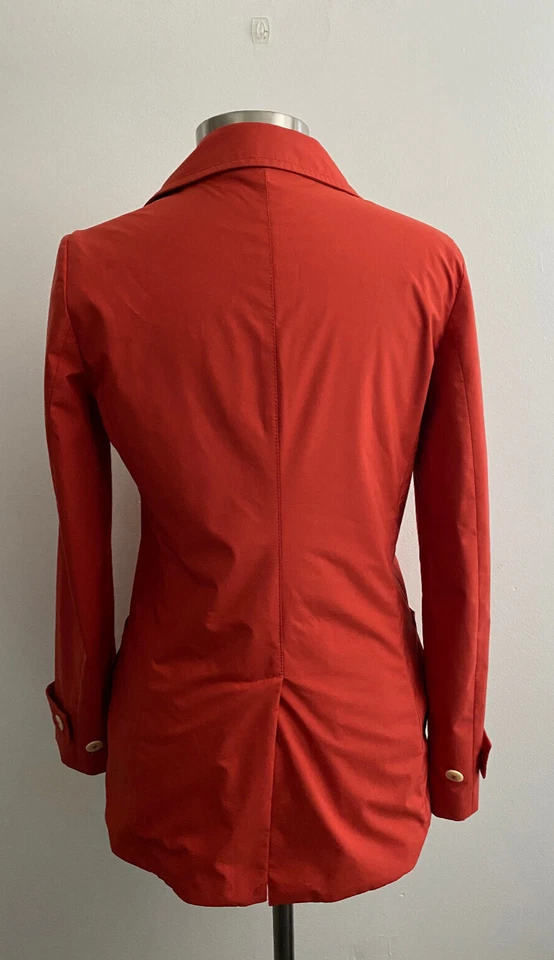 Loro Piana оранжевый штормовой системы дождя и ветровка куртка sz 40 - Изображение 4 из 4