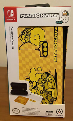 Mario Kart Nintendo Switch Lite Protection Case Kit PowerA 