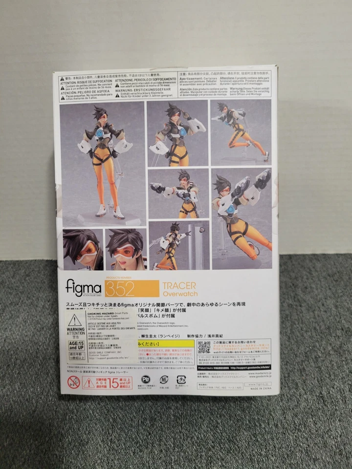 Figura Figma Tracer 352 es nueva pero el sello de la caja está roto juego completo Foto 2 de 4