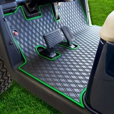 Xtreme Mats Full Coverage Golf Cart Floor Liner Mat GREEN Fit EZGO RXV 2008-2022