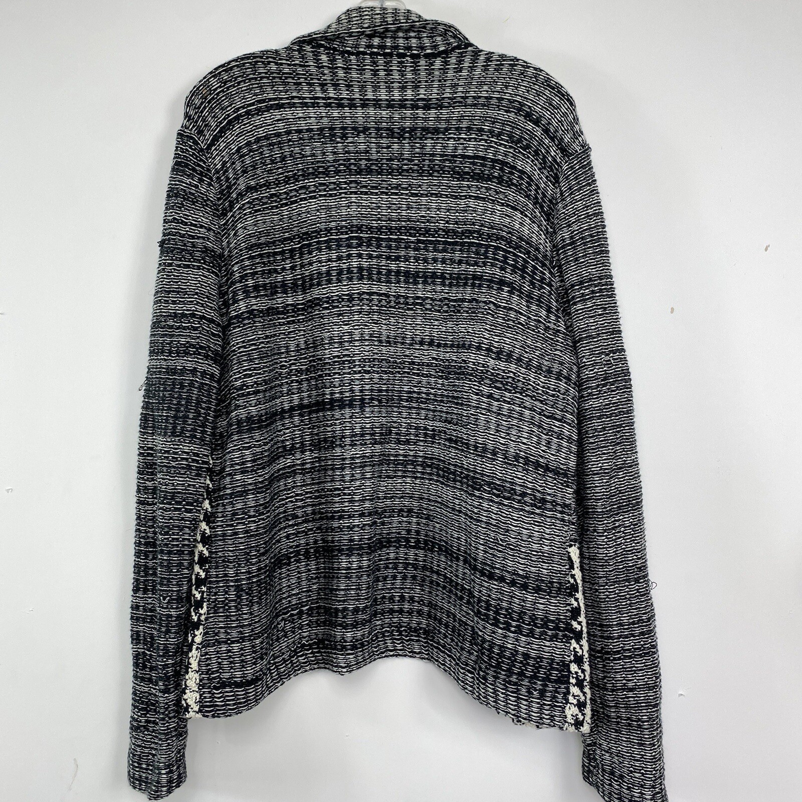 Chaps HoundsTooth Side Zipper Sweater Size XL - image 10