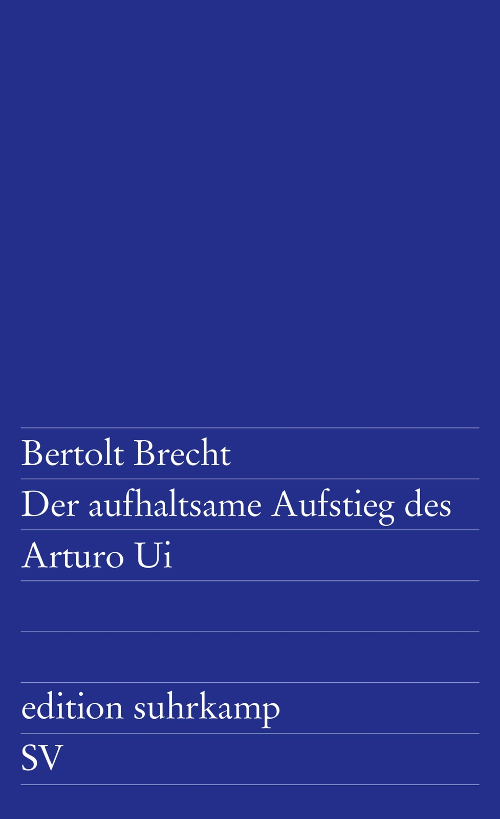 Thumbnail - Der Aufhaltsame Aufstieg Des Arturo Ui, Bertolt Brecht