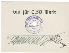 Osterfeld (Westphalia) - municipality - 0.50 Mark - Dießner 279 #20498