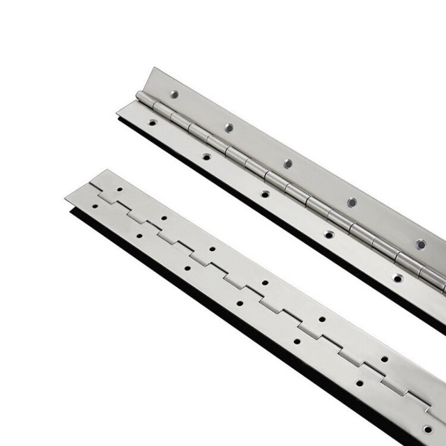 Piano Hinge for Door or Chassis 10.5inch Long Stainless Steel